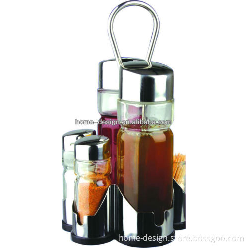 hot stainless steel cruet set